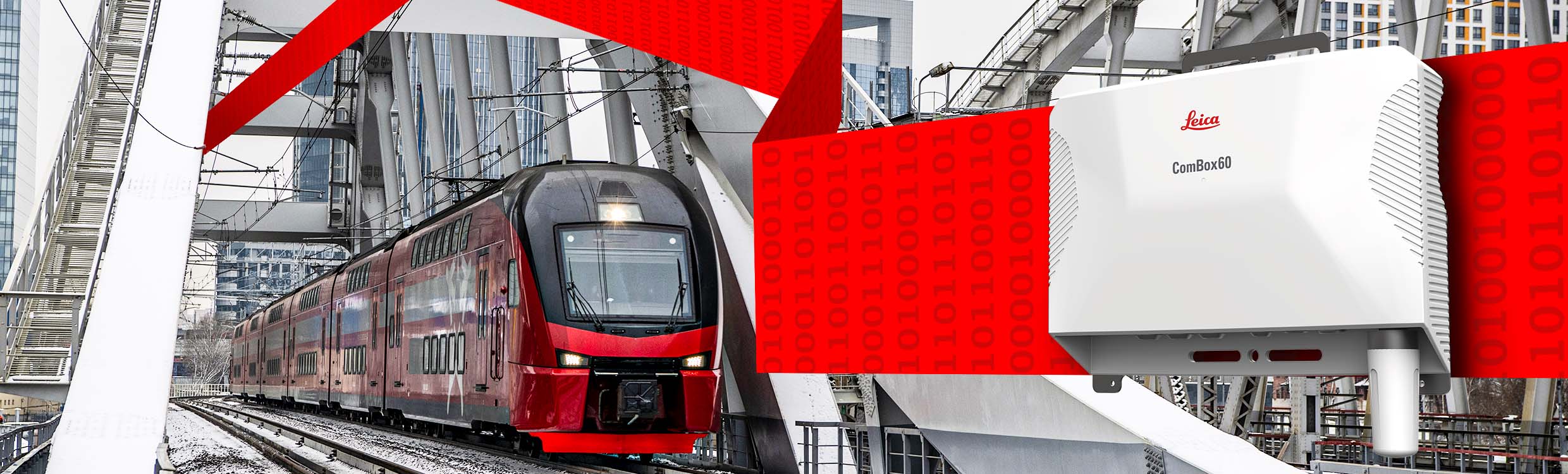 Leica ComBox60 – silta- ja rautatiekuljetusinfrastruktuurin seuranta